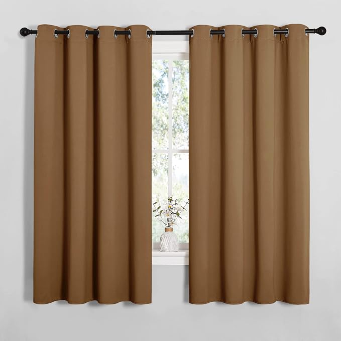 NICETOWN Sleek Blackout Curtains 68 inches Length by NICETOWN