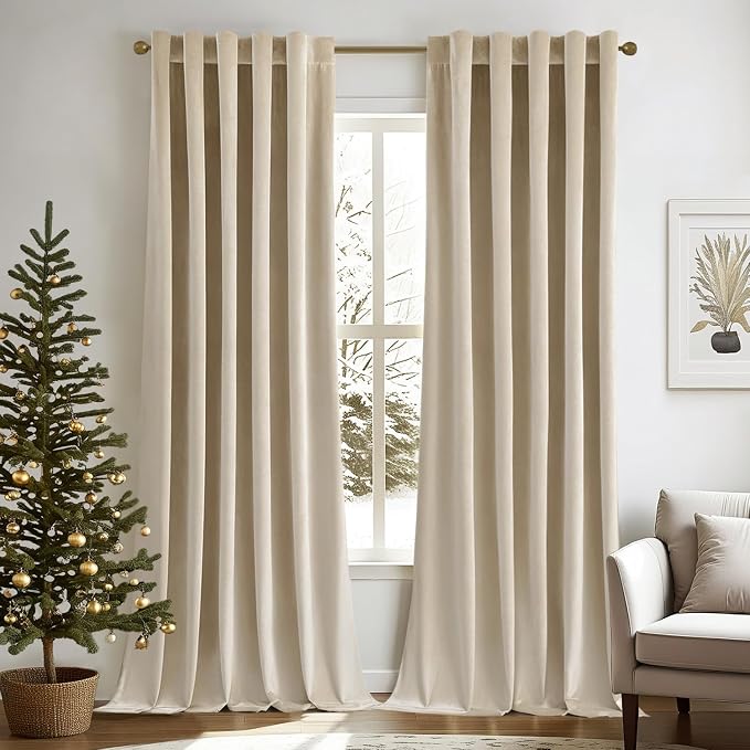 MIULEE Velvet Curtains 96 inches by MIULEE