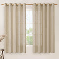 LAMIT Linen Curtains 63 inch Length by LAMIT