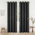 Joydeco Blackout Curtains 95 Inch Length 2 Panels Set, Thermal Insulated Grey by JOYDECO