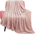 TOONOW Fleece Blanket Textured Fuzzy Plush Throw Blanket Twin Size 60" x 80" by TOONOW