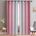Yakamok Room Darkening Gradient Color Ombre Curtains 84 Inch Length, Thermal by Yakamok