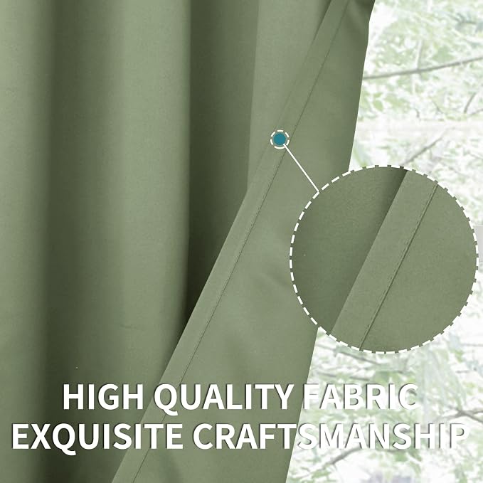 BGment Room Darkening Curtains 54 Inches Long - Image 7