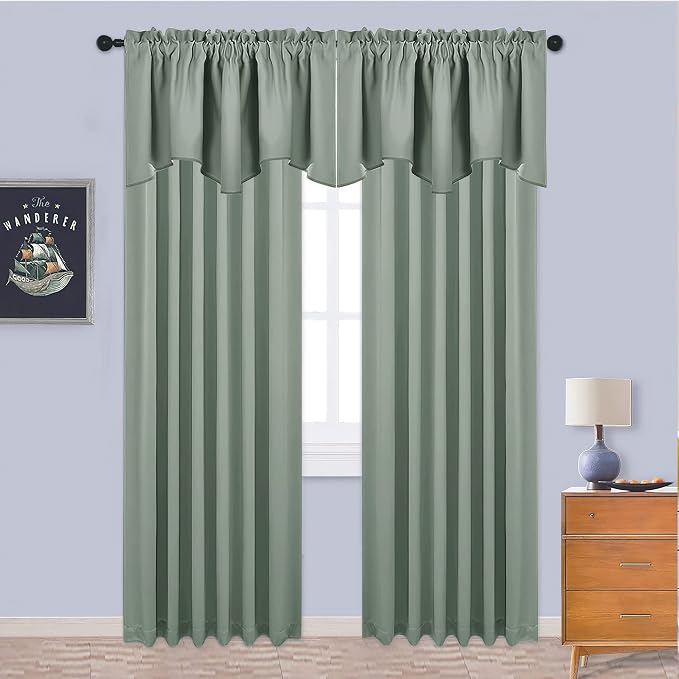 NICETOWN 2 Panels Kids Curtain Valances - Image 5