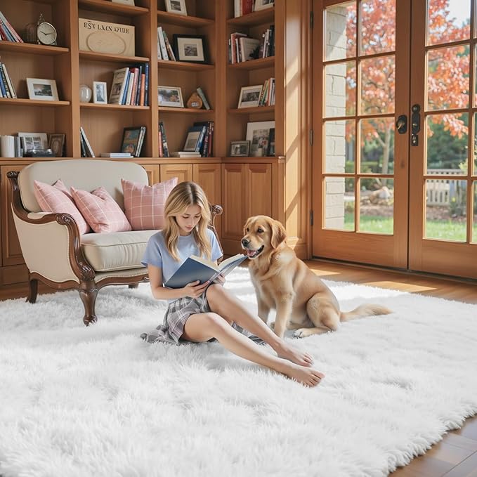 3x5 Rug, Bedside Preppy Dorm Area Rug, College Essentials Small Carpets - Image 5