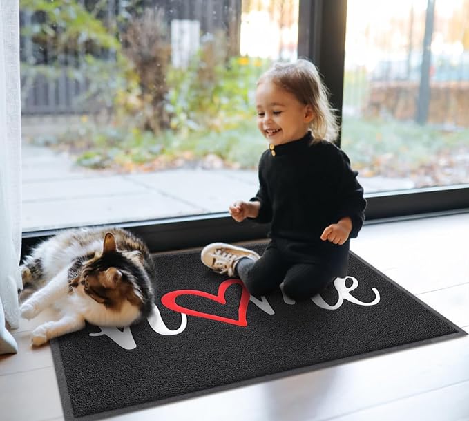 EARTHALL Door Mat Outside Inside Home Doormat, Durable Floor Mat Non Slip Mat - Image 8