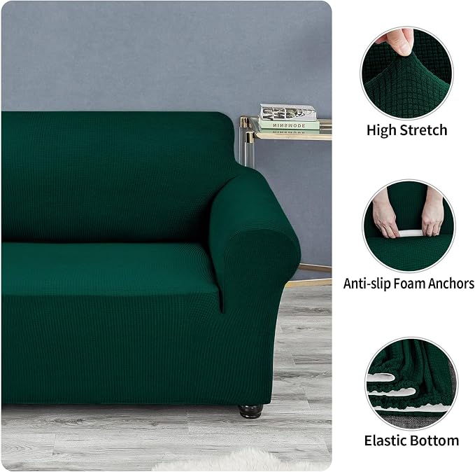 Joccun Christmas Stretch Loveseat Couch Cover Slipcover, 1-Piece Sofa Cover - Image 5