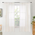 BGment Natural Linen Curtains 63 Inch Length by BGment