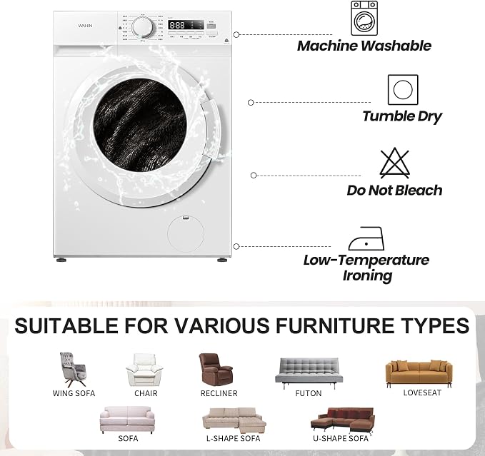 HANDONTIME Washable Couch Covers - Image 6