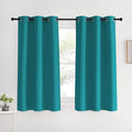 NICETOWN Room Darkening Curtains 60 inch Length 2 Panels, Peacock Teal by NICETOWN