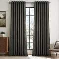 Topfinel 105 Inch Long Linen Blackout Curtains by Topfinel