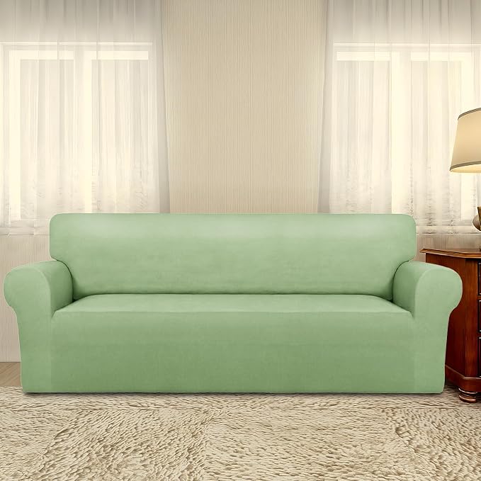 PureFit Super Stretch Sofa Slipcover – Spandex Non Slip Soft Couch Sofa Cover - Image 2