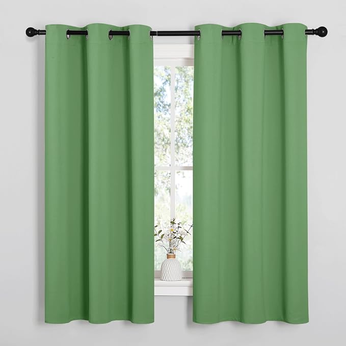 NICETOWN Room Darkening Curtains 63" Long Set of 2 by NICETOWN