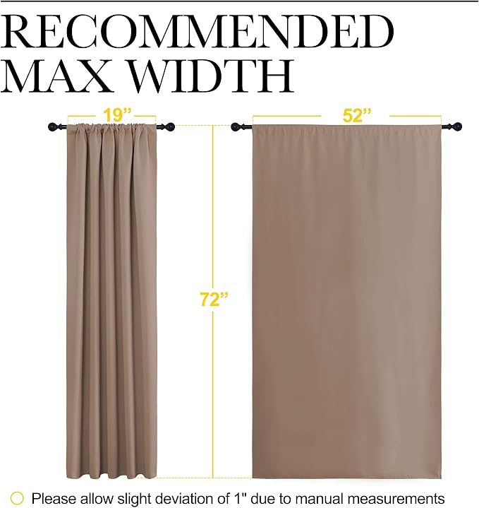 NICETOWN Kids Blackout Curtain Panels - Image 7