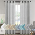 H.VERSAILTEX Linen Curtains Flax Linen Blended Curtain Panels by HVERSAILTEX
