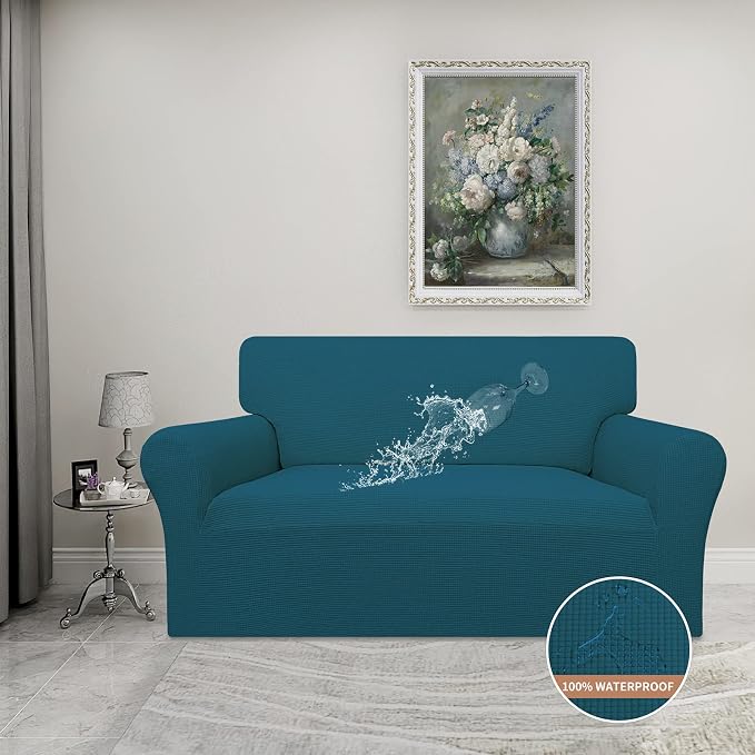 Easy-Going 100% Waterproof Loveseat Couch Cover, Dual Waterproof Sofa Cover - Image 2