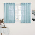 LAMIT 40 Inch Length Linen Curtains by LAMIT