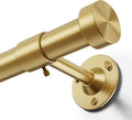 YaFex Heavy Duty Curtain Rods 32-150 Inch, 1 Inch Adjustable Gold Curtain Rod by YaFex