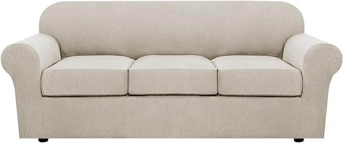 H.VERSAILTEX 4 Piece Stretch Sofa Covers by HVERSAILTEX