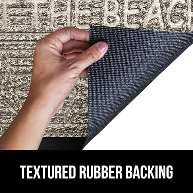 GORILLA GRIP 100% Waterproof All-Season WeatherMAX Doormat 35x23, US Designed - Image 5