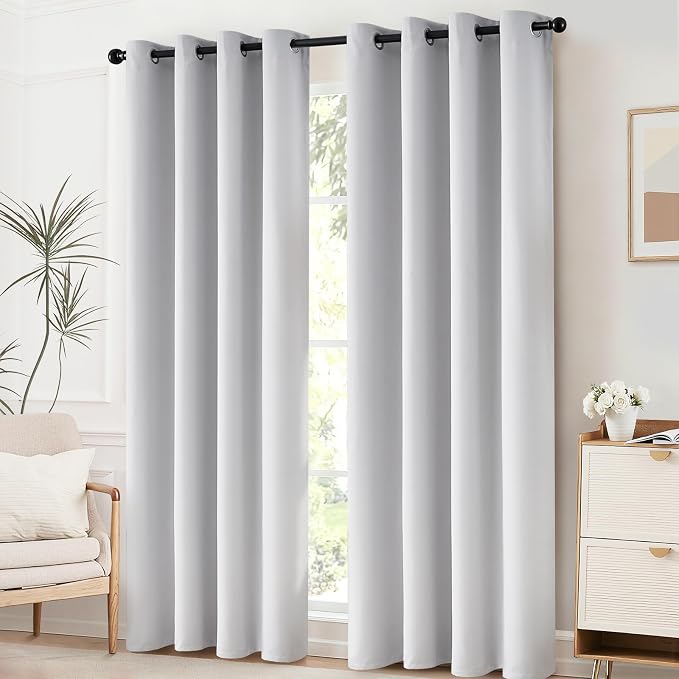Yakamok 96 Inch Length Room Darkening Drapes Blackout Curtains - Image 8