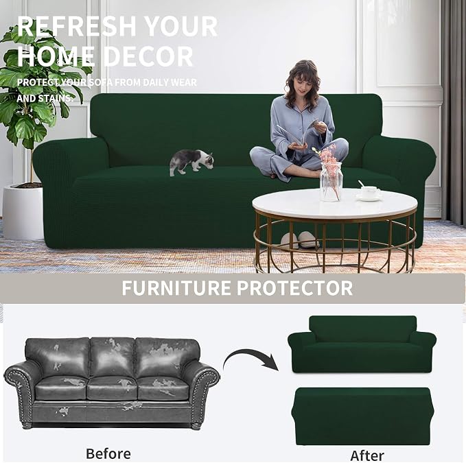Easy-Going Stretch Chair Sofa Slipcover 1-Piece Couch Sofa Cover Furniture - Image 3