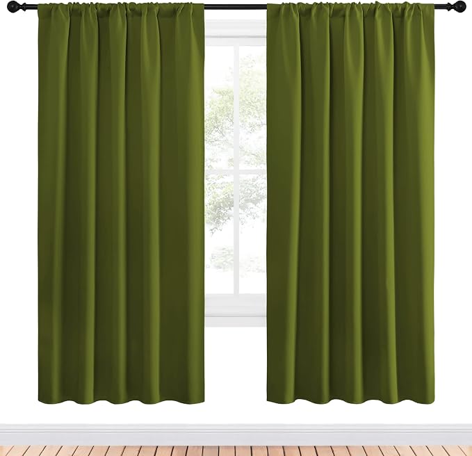 NICETOWN Christmas Window Curtains Blackout Drapes - Image 2