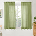 BGment 54 Inch Length Green Curtains by BGment
