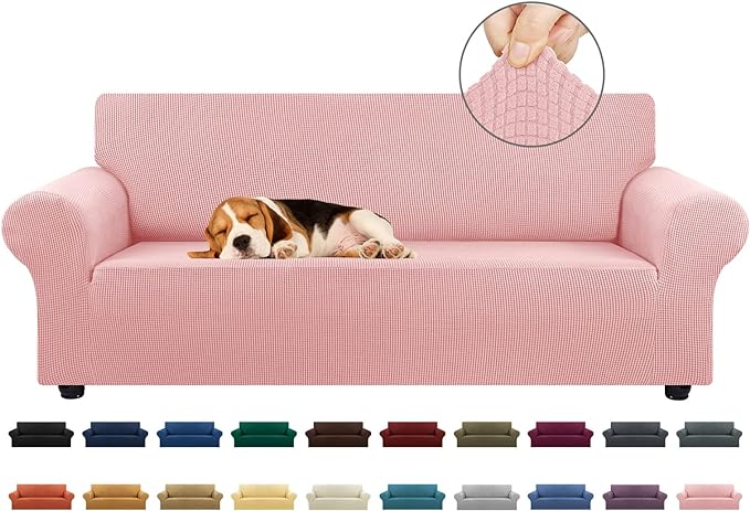 KEKUOU Stretch Sofa Cover Slipcover ，Couch Covers by KEKUOU