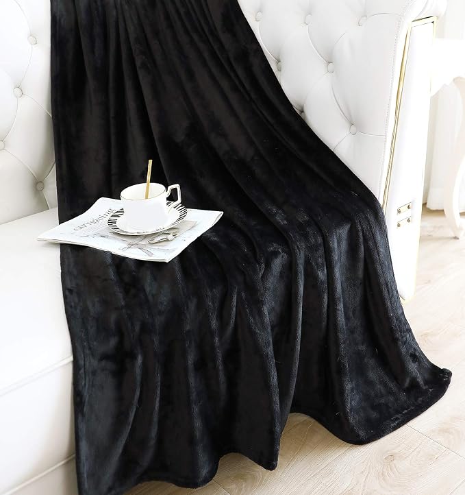 TASTHROW Large Flannel Fleece Throw Blanket, 60×80 Inch - Image 2