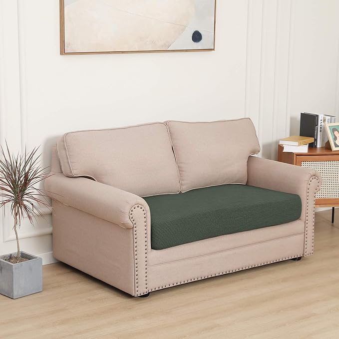 Easy-Going Stretch Loveseat Cushion Cover Sofa Cushion Furniture Protector Sofa - Image 2