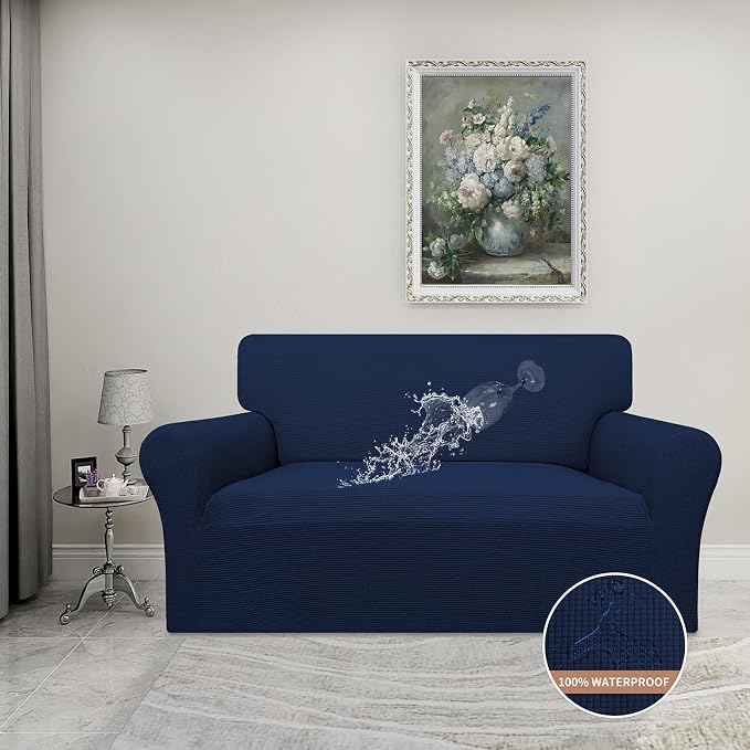 Easy-Going 100% Waterproof Loveseat Couch Cover, Dual Waterproof Sofa Cover - Image 2