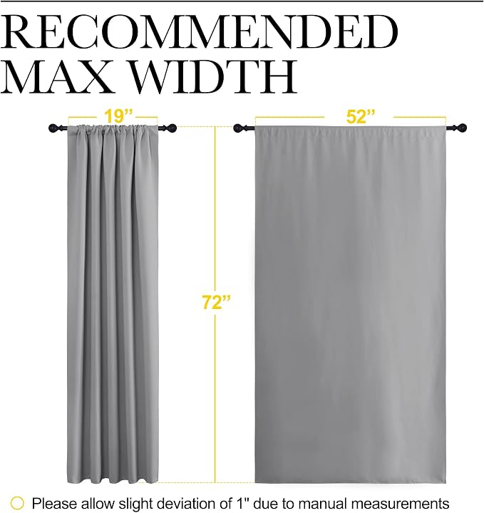 NICETOWN Blackout Curtain Panels - Image 7