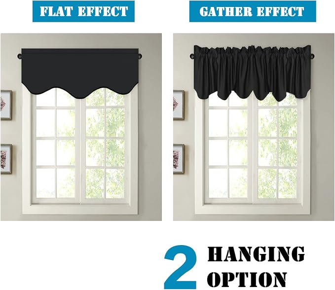 H.VERSAILTEX 2 Panels Blackout Curtain Valances - Image 6