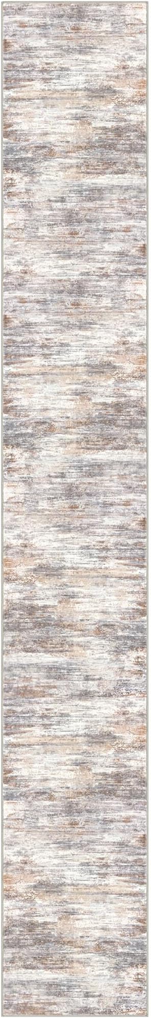 KOZYFLY Modern Abstract Washable Long Runner Rug 2.6x18 Hallway Rug Runner - Image 8