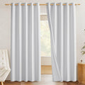 NICETOWN 100% Absolutely Blackout Linen Curtains by NICETOWN