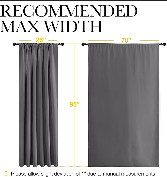NICETOWN Blackout Curtain Panels - Image 7