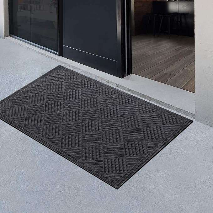 Mibao Front Door Mat, Dirt Trapper Welcome Mat - Image 6