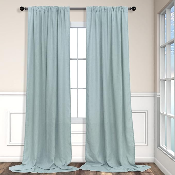 Pitalk Aqua Curtains 108 Inches Long - Image 9