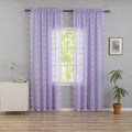 YJ YANJUN Vintage Lace Curtains 84 Inches Long-Victorian Floral Pattern by YJYANJUN