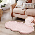 ORINOVA Pink Fuzzy Washable Furry Area Rugs by ORINOVA