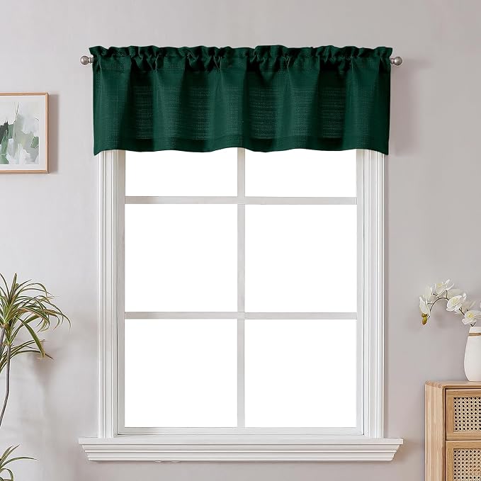 Chyhomenyc Hunter Green Valance by Chyhomenyc