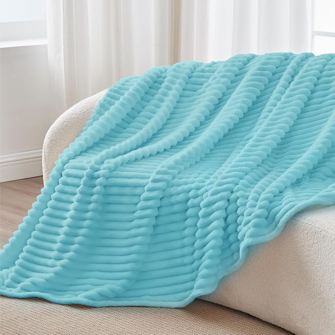 BEDELITE Twin Blanket for Couch & Bed, 300GSM Soft & Warm Fleece Blanket - Image 8