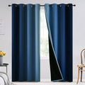 SimpleHome Ombre 100% Blackout Curtains by SimpleHome