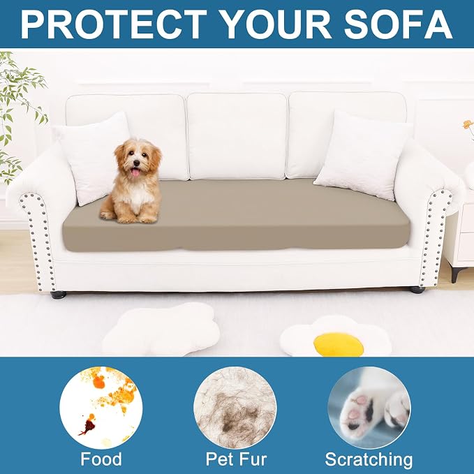 Smiry Printed Couch Cushion Covers, Stretch Soft Couch Covers - Image 7