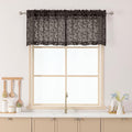 Chyhomenyc Chocolate Sheer Valances by Chyhomenyc