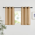 NICETOWN Burlap Linen Kitchen Window Curtains Over Sink, Grommet Thick Linen by NICETOWN