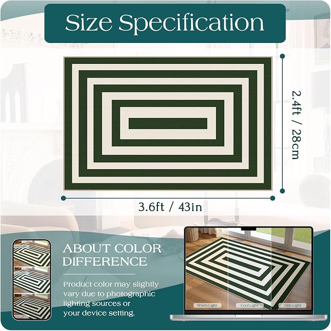 Modern Outdoor Rug - Image 2