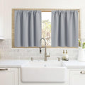 RYB HOME Cafe Blackout Curtains 24 inch Length, RV Curtains by RYBHOME