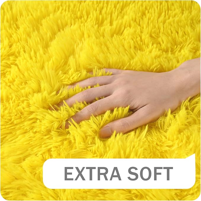 Amearea Premium Soft Fluffy Rug Modern Shag Carpet, 9x12 Feet, Fuzzy Shaggy Rugs - Image 7